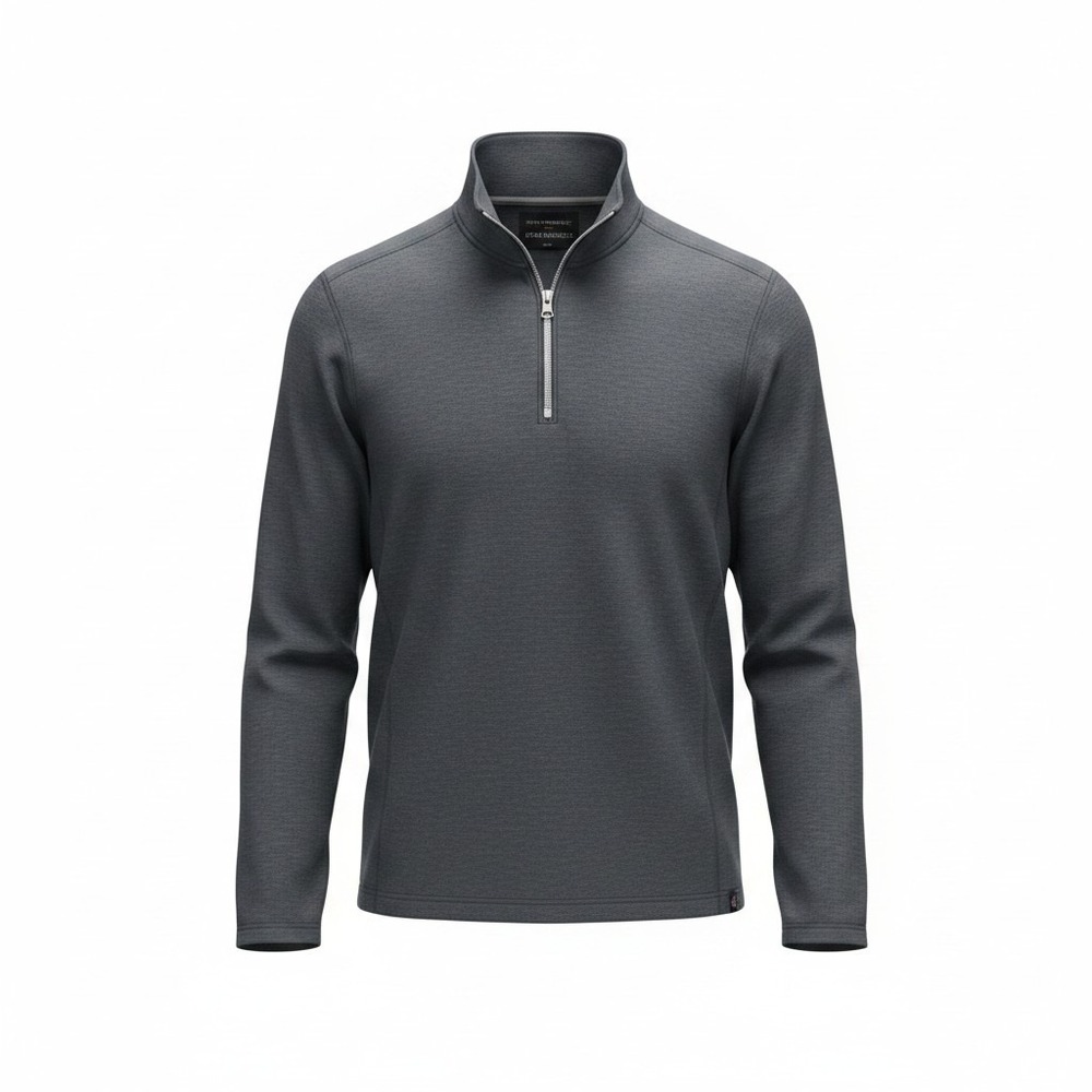 Banana Republic X Polartec Half Zip Pullover Mens XL Charcoal Gray Fleece 878042